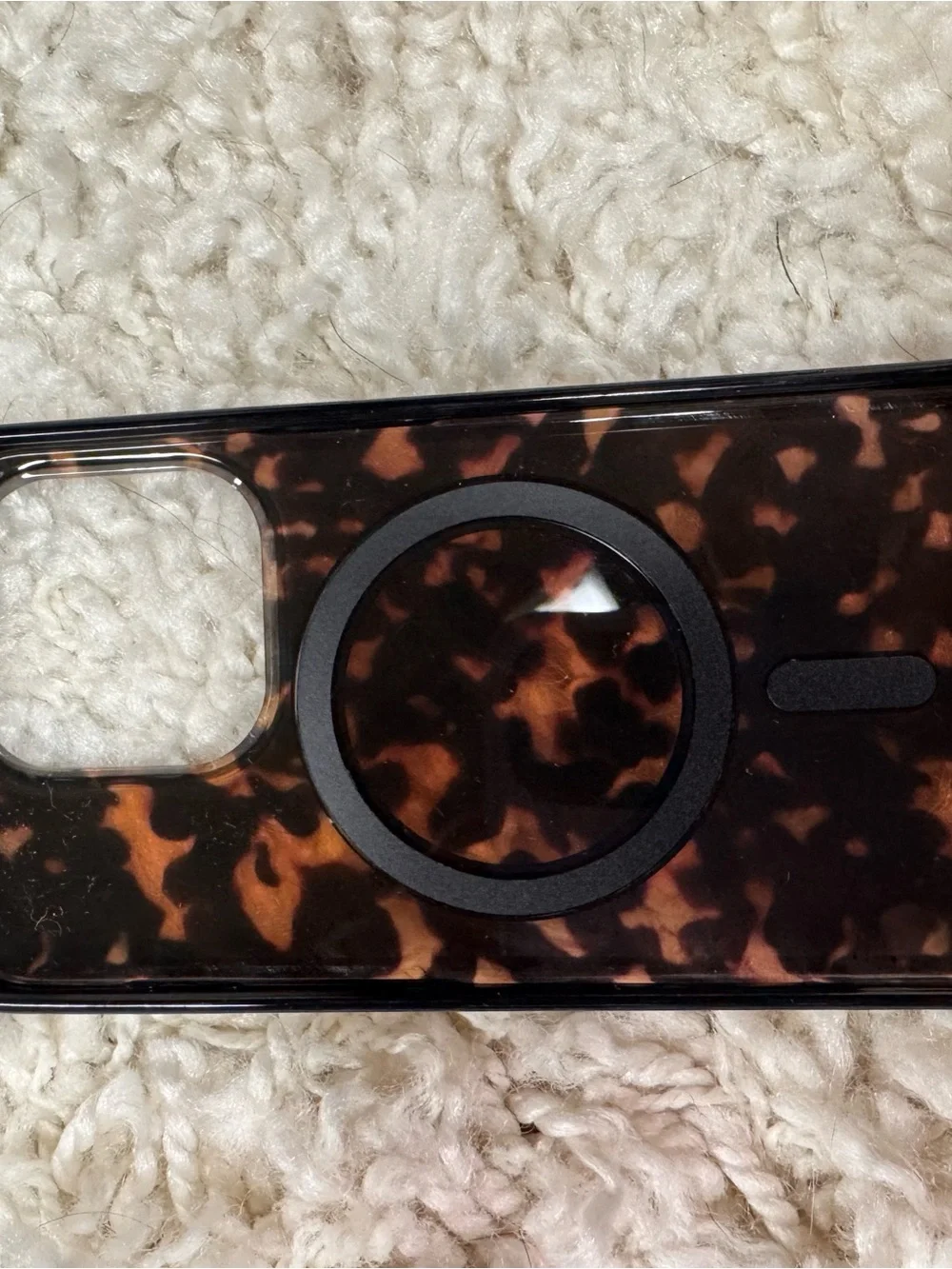 kate spade New York Brown Tortoiseshell MagSafe iPhone 15 Pro Case - NIB